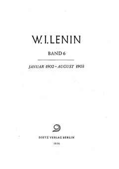 Titelblatt Band 6, Faksimile