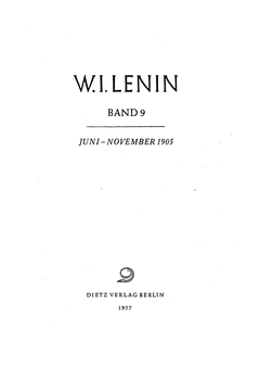Titelblatt Band 9, Faksimile
