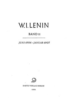 Titelblatt Band 11, Faksimile