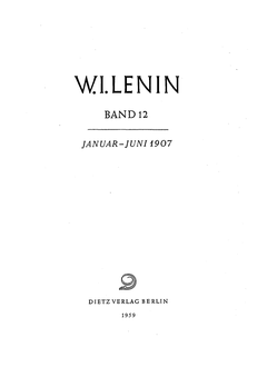 Titelblatt Band 12, Faksimile