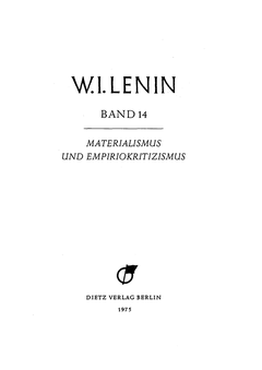 Titelblatt Band 14, Faksimile