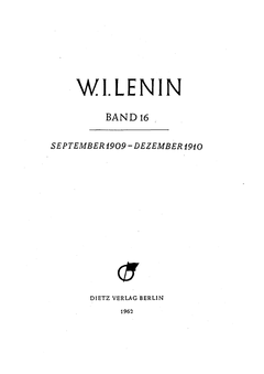 Titelblatt Band 16, Faksimile