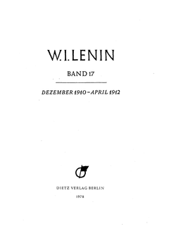 Titelblatt Band 17, Faksimile