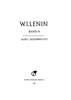 Titelblatt Band 19, Faksimile