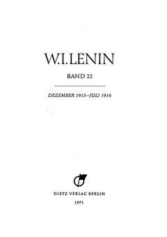 Titelblatt Band 22, Faksimile
